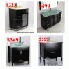 Bathroom Vanities,  Shower Enclosures,  Toilets Up to 45% Off.