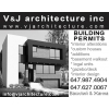 V & J architecture inc.  Архитектурные проекты,  Building Permits
